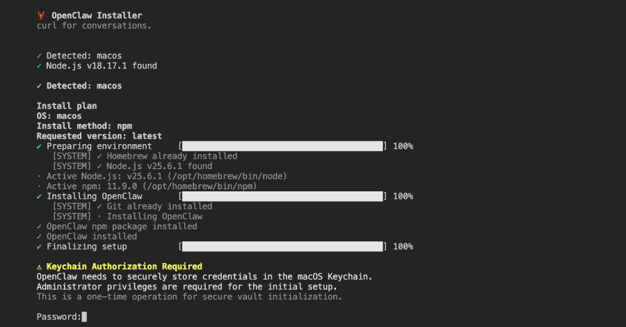 Un package npm malveillant se faisant passer pour un installateur OpenClaw déploie un RAT et vole les identifiants macOS.
