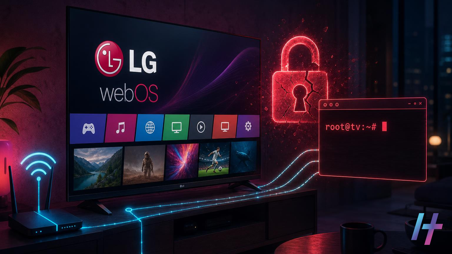 Faille webOS : prise de contrôle root des TV LG sur le réseau