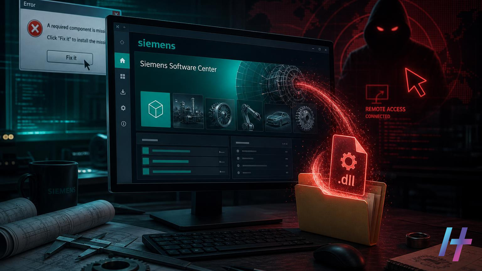 Siemens Software Center : une faille exploitée via ClickFix