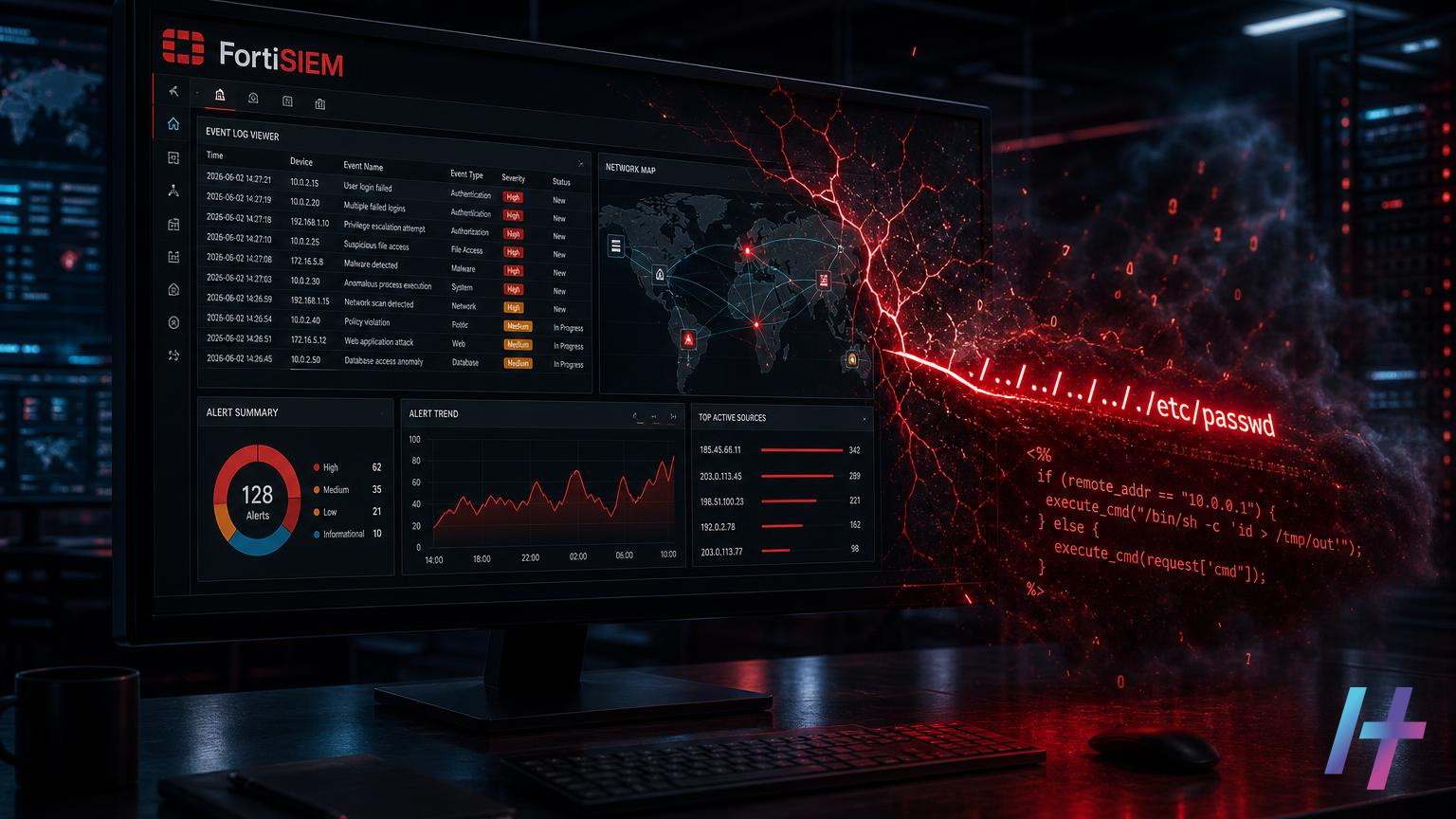 Faille FortiSIEM : un exploit public pour la CVE-2026-106173
