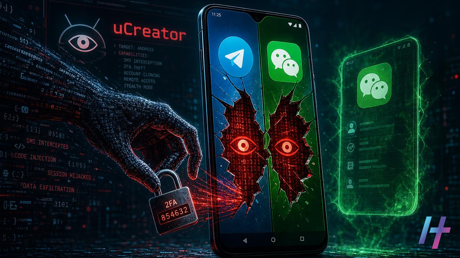 uCreator : un spyware Android qui détourne Telegram et WeChat