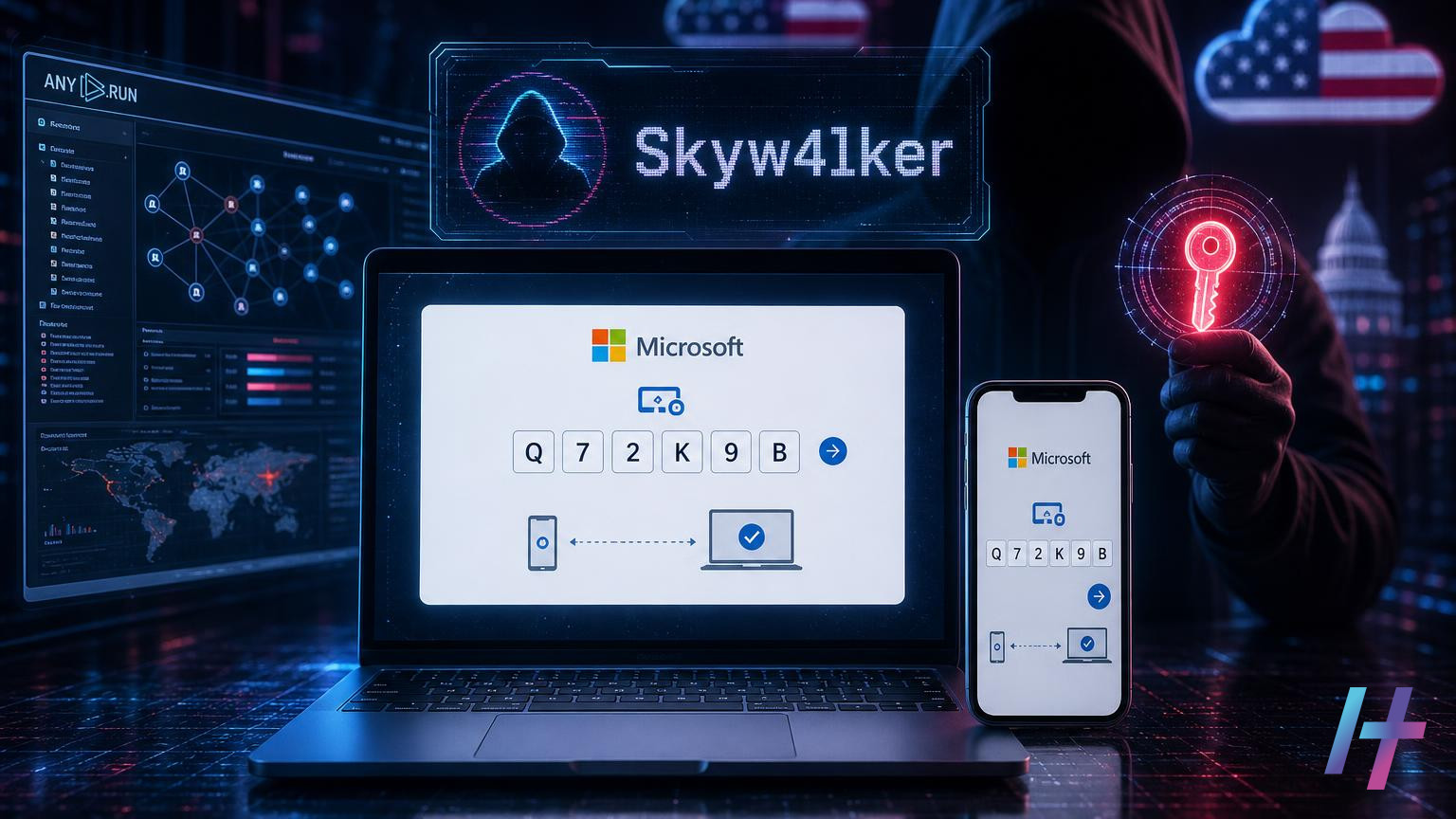 Campagne Skyw4lker : le phishing par code d’appareil vise les USA