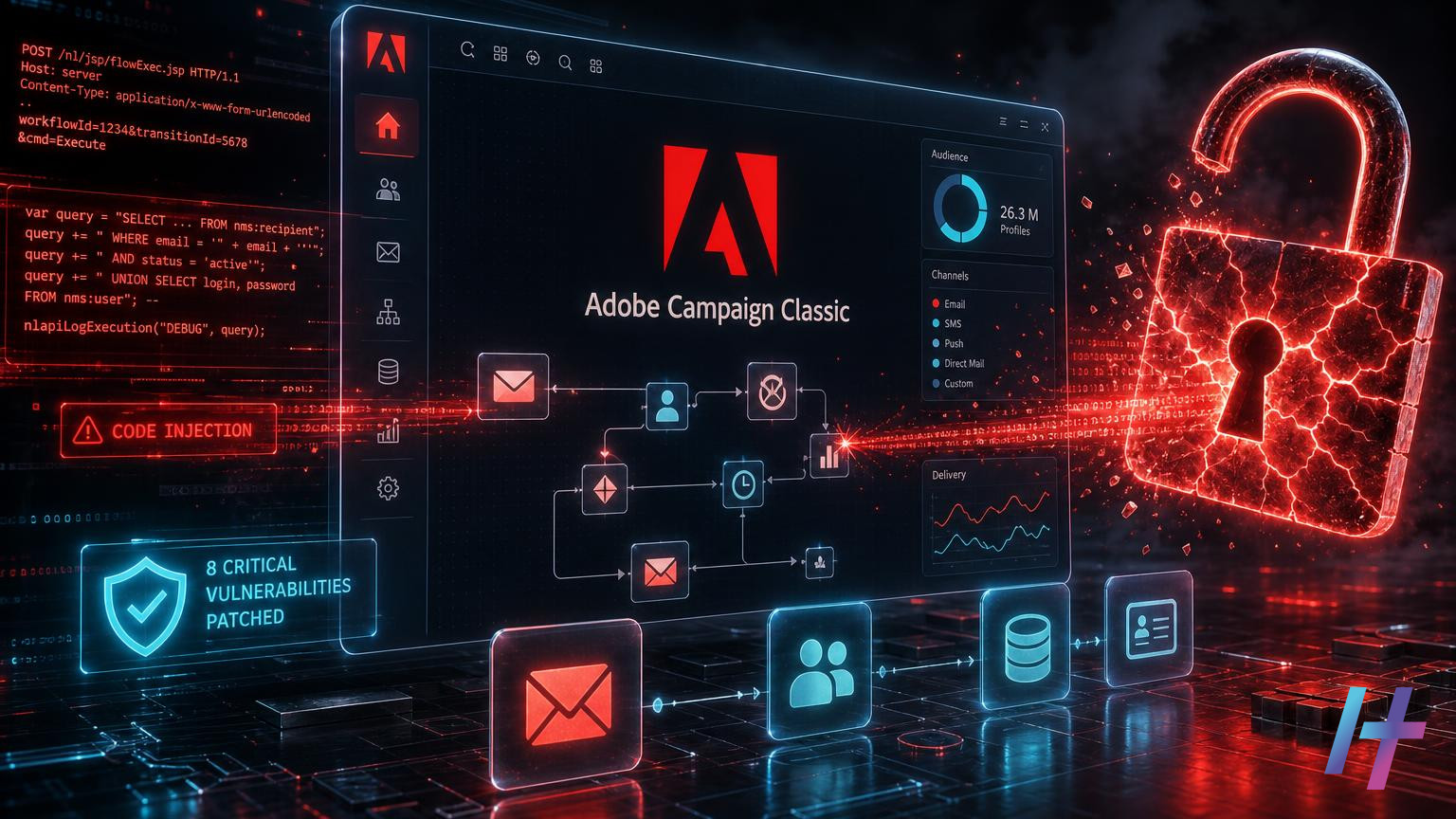 Adobe Campaign Classic : 8 failles critiques corrigées par Adobe