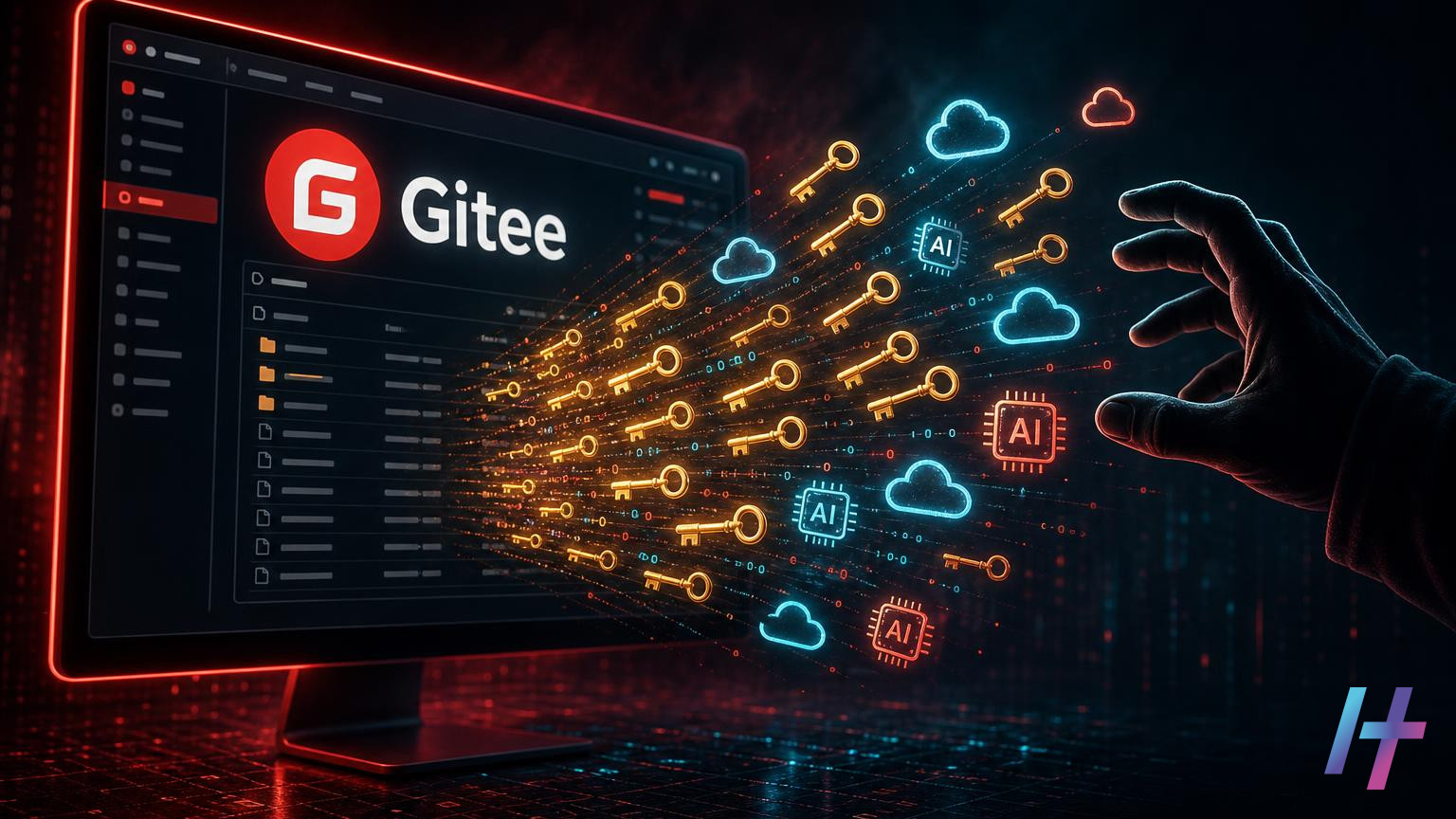 Identifiants Gitee : 26 400 clés cloud et IA exposées en clair