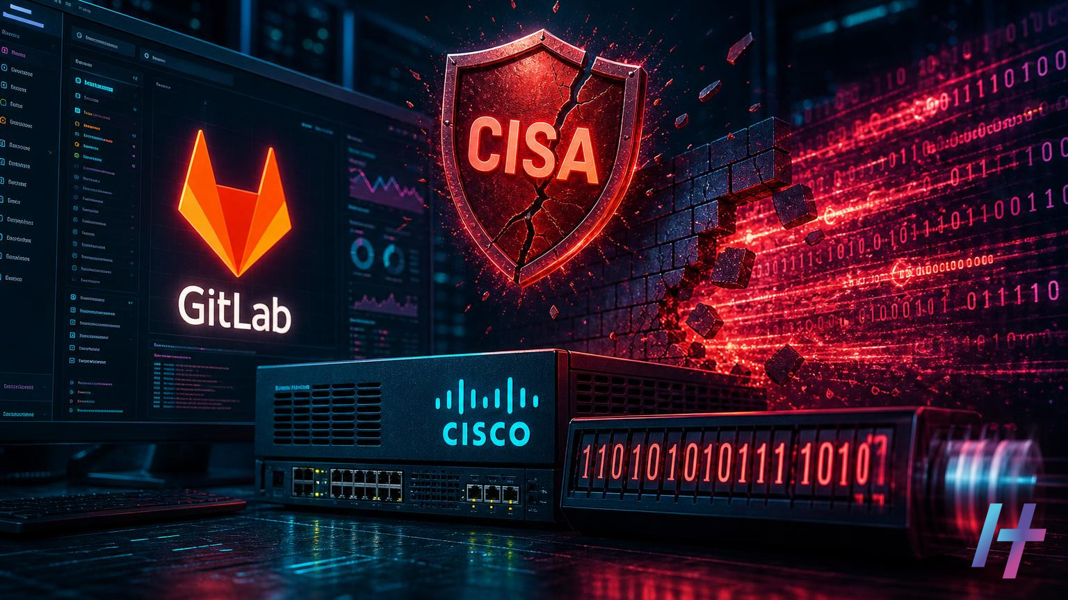 CISA : une faille GitLab CVSS 10 et un bug Cisco exploités